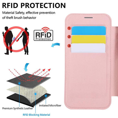 Ultra-thin Rotation Holder Magnetic Plating Vegan Leather Phone Case, For iPhone 17, For iPhone Air, For iPhone 16 Pro Max
