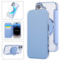 Ultra-thin Rotation Holder Magnetic Plating Vegan Leather Phone Case, For iPhone 17, For iPhone Air, For iPhone 16 Pro Max