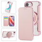 Ultra-thin Rotation Holder Magnetic Plating Vegan Leather Phone Case, For iPhone 17e / 16e, For iPhone 17 Pro Max, For iPhone 17 Pro