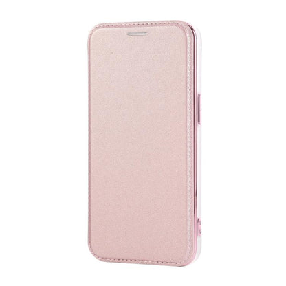 Ultra-thin Rotation Holder Magnetic Plating Vegan Leather Phone Case, For iPhone 17e / 16e, For iPhone 17 Pro Max, For iPhone 17 Pro