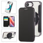 Ultra-thin Rotation Holder Magnetic Plating Vegan Leather Phone Case, For iPhone 17e / 16e, For iPhone 17 Pro Max, For iPhone 17 Pro