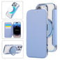 Ultra-thin Rotation Holder Magnetic Plating Vegan Leather Phone Case, For iPhone 17, For iPhone Air, For iPhone 16 Pro Max