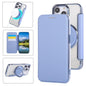 Ultra-thin Rotation Holder Magnetic Plating Vegan Leather Phone Case, For iPhone 15 Pro Max, For iPhone 15 Pro, For iPhone 15 Plus / 14 Plus