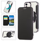 Ultra-thin Rotation Holder Magnetic Plating Vegan Leather Phone Case, For iPhone 12 / 12 Pro, For iPhone 12 Pro Max