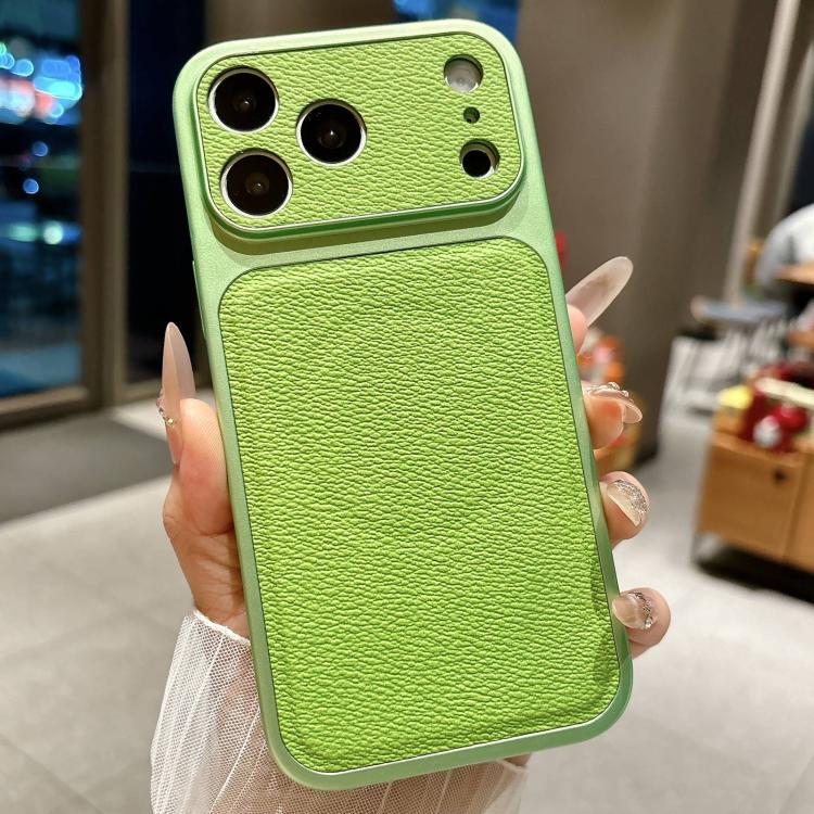 Transforms Into 17 Large Window Litchi Texture Magnetic Phone Case, For iPhone 17 Pro Max, For iPhone 17 Pro, For iPhone 17, For iPhone 16 Pro Max