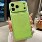 Transforms Into 17 Large Window Litchi Texture Magnetic Phone Case, For iPhone 17 Pro Max, For iPhone 17 Pro, For iPhone 17, For iPhone 16 Pro Max