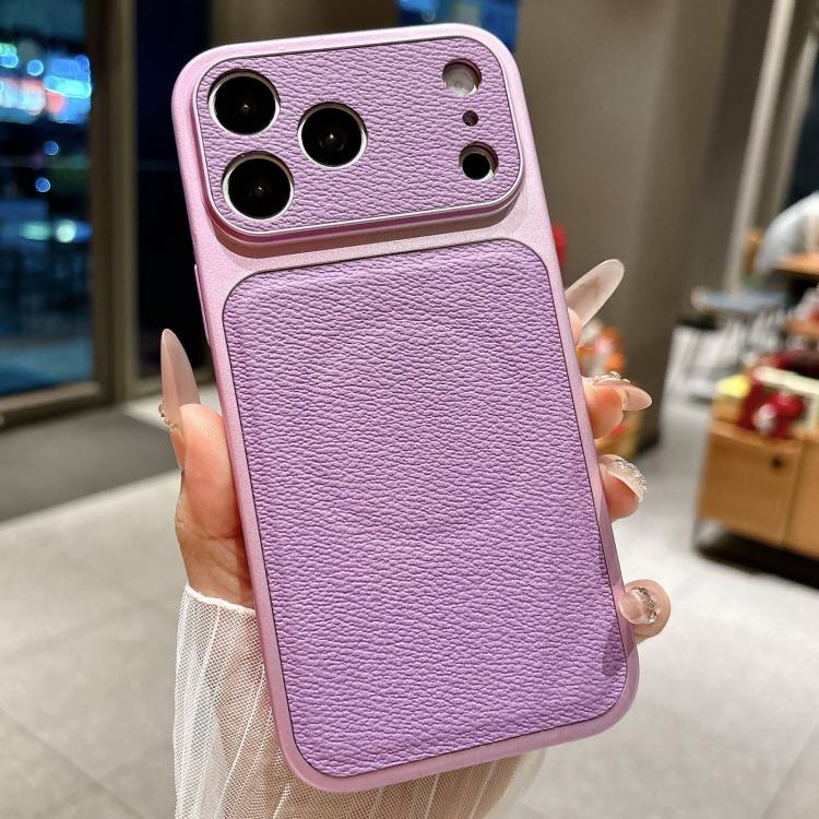 Transforms Into 17 Large Window Litchi Texture Magnetic Phone Case, For iPhone 17 Pro Max, For iPhone 17 Pro, For iPhone 17, For iPhone 16 Pro Max