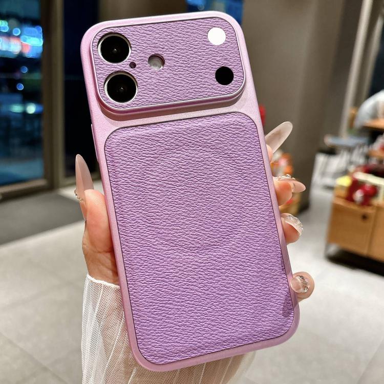 Transforms Into 17 Large Window Litchi Texture Magnetic Phone Case, For iPhone 17 Pro Max, For iPhone 17 Pro, For iPhone 17, For iPhone 16 Pro Max