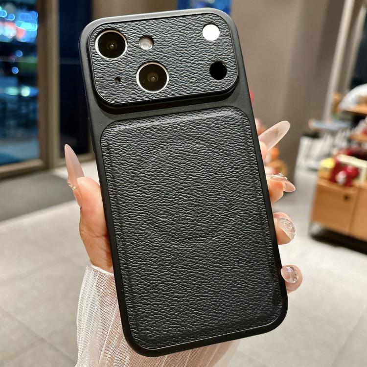 Transforms Into 17 Large Window Litchi Texture Magnetic Phone Case, For iPhone 15 Pro, For iPhone 15, For iPhone 14, For iPhone 14 Pro