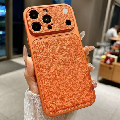 Transforms Into 17 Large Window Litchi Texture Magnetic Phone Case, For iPhone 14 Pro Max, For iPhone 13 Pro Max, For iPhone 13 Pro, For iPhone 13