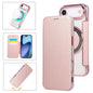Ultra-thin Magnetic Plating Vegan Leather Phone Case, For iPhone Air, For iPhone 16e, For iPhone 16 Pro Max