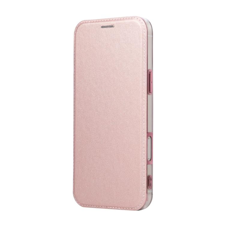 Ultra-thin Magnetic Plating Vegan Leather Phone Case, For iPhone Air, For iPhone 16e, For iPhone 16 Pro Max