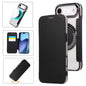 Ultra-thin Magnetic Plating Vegan Leather Phone Case, For iPhone Air, For iPhone 16e, For iPhone 16 Pro Max