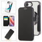 Ultra-thin Magnetic Plating Vegan Leather Phone Case, For iPhone Air, For iPhone 16e, For iPhone 16 Pro Max