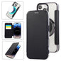 Ultra-thin Magnetic Plating Vegan Leather Phone Case, For iPhone Air, For iPhone 16e, For iPhone 16 Pro Max