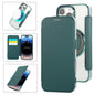 Ultra-thin Magnetic Plating Vegan Leather Phone Case, For iPhone Air, For iPhone 16e, For iPhone 16 Pro Max