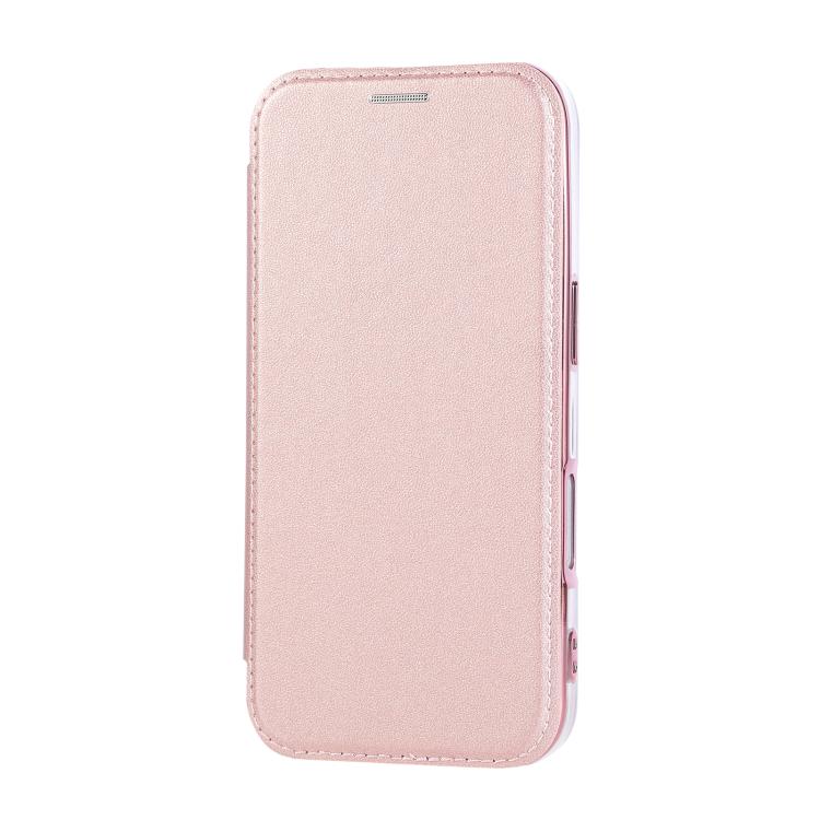 Ultra-thin Magnetic Plating Vegan Leather Phone Case, For iPhone 16 Pro, For iPhone 16 Plus, For iPhone 16