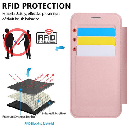 Ultra-thin Magnetic Plating Vegan Leather Phone Case, For iPhone 15 Pro Max, For iPhone 15 Pro, For iPhone 15 Plus / 14 Plus