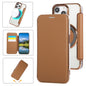 Ultra-thin Magnetic Plating Vegan Leather Phone Case, For iPhone 15 Pro Max, For iPhone 15 Pro, For iPhone 15 Plus / 14 Plus