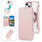Ultra-thin Magnetic Plating Vegan Leather Phone Case, For iPhone 15, For iPhone 14 / 13, For iPhone 14 Pro