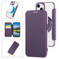 Ultra-thin Magnetic Plating Vegan Leather Phone Case, For iPhone 15, For iPhone 14 / 13, For iPhone 14 Pro