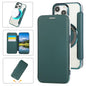 Ultra-thin Magnetic Plating Vegan Leather Phone Case, For iPhone 14 Pro Max, For iPhone 13 Pro Max, For iPhone 13 Pro