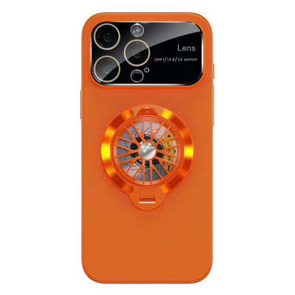 Glaze PC Camera Window Gyro Kickstand Magnetic Phone Case, For iPhone 15 Pro, For iPhone 15 Plus, For iPhone 15