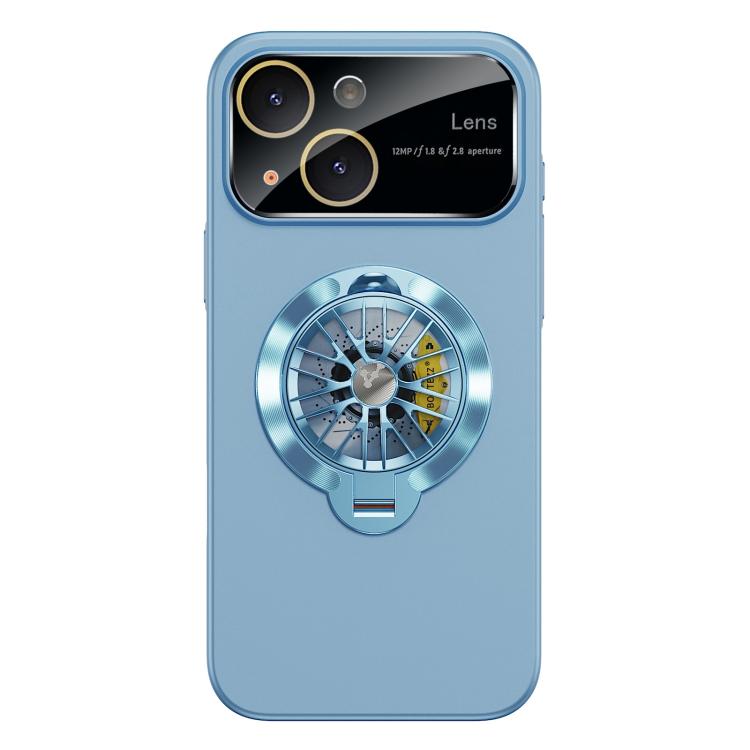 Glaze PC Camera Window Gyro Kickstand Magnetic Phone Case, For iPhone 15 Pro, For iPhone 15 Plus, For iPhone 15