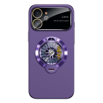 Glaze PC Camera Window Gyro Kickstand Magnetic Phone Case, For iPhone 12 Pro, For iPhone 11 Pro Max, For iPhone 11