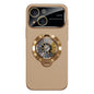 Glaze PC Camera Window Gyro Kickstand Magnetic Phone Case, For iPhone 15 Pro, For iPhone 15 Plus, For iPhone 15