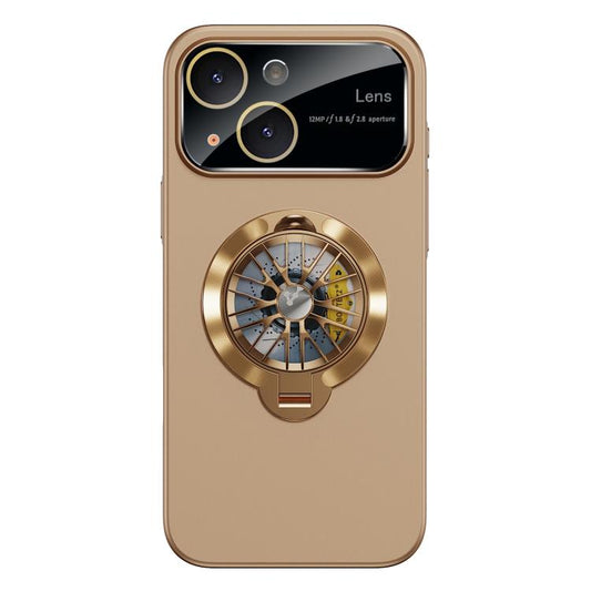 Glaze PC Camera Window Gyro Kickstand Magnetic Phone Case, For iPhone 13, For iPhone 12, For iPhone 12 Pro Max