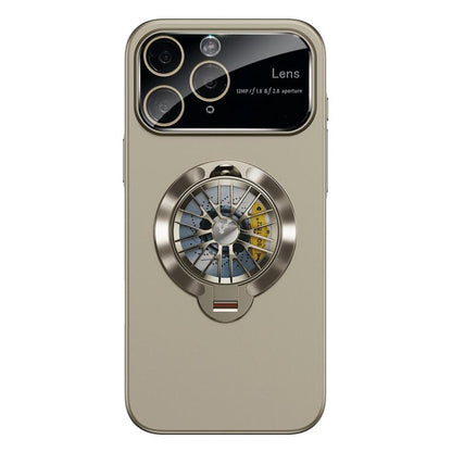 Glaze PC Camera Window Gyro Kickstand Magnetic Phone Case, For iPhone 12 Pro, For iPhone 11 Pro Max, For iPhone 11