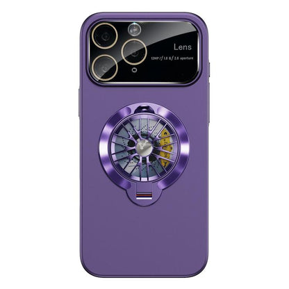 Glaze PC Camera Window Gyro Kickstand Magnetic Phone Case, For iPhone 12 Pro, For iPhone 11 Pro Max, For iPhone 11