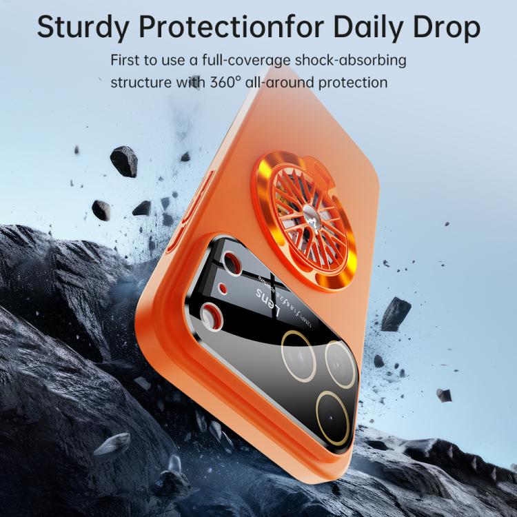 Glaze PC Camera Window Gyro Kickstand Magnetic Phone Case, For iPhone 17 Pro Max, For iPhone 17 Pro, For iPhone 17