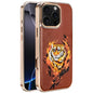 Embroidered Graffiti Vegan Leather Shield Electroplated Magnetic Phone Case, For iPhone 17 Pro Max, For iPhone 17 Pro, For iPhone 17, For iPhone Air, For iPhone 16 Pro Max, For iPhone 16 Pro