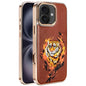 Embroidered Graffiti Vegan Leather Shield Electroplated Magnetic Phone Case, For iPhone 16 Plus, For iPhone 16, For iPhone 15 Pro Max, For iPhone 15 Pro, For iPhone 15 Plus, For iPhone 15