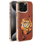 Embroidered Graffiti Vegan Leather Shield Electroplated Magnetic Phone Case, For iPhone 16 Plus, For iPhone 16, For iPhone 15 Pro Max, For iPhone 15 Pro, For iPhone 15 Plus, For iPhone 15