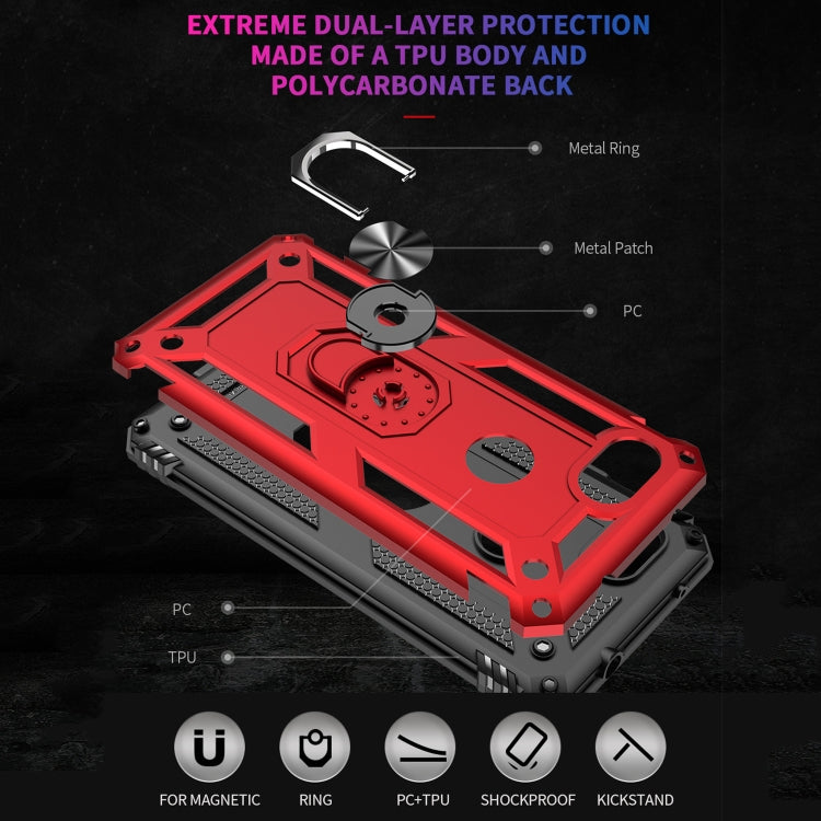 Shockproof TPU + PC Protective Case with 360 Degree Rotating Holder