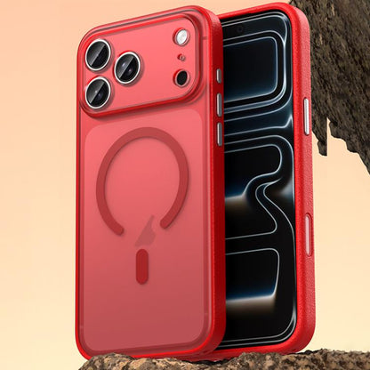 Vegan Leather Magnetic Phone Case, For iPhone 17 Pro Max, For iPhone 17 Pro, For iPhone 17