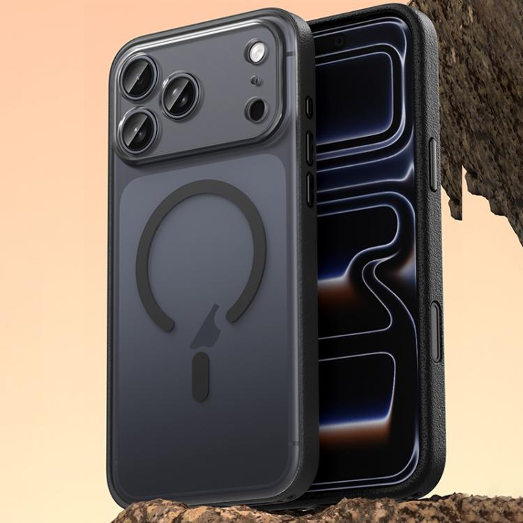 Vegan Leather Magnetic Phone Case, For iPhone 17 Pro Max, For iPhone 17 Pro, For iPhone 17
