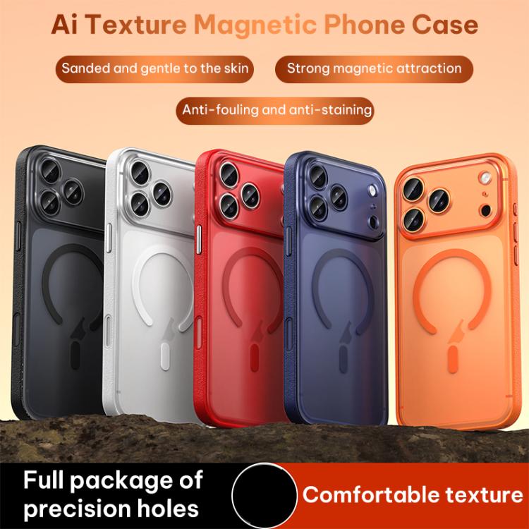 Vegan Leather Magnetic Phone Case, For iPhone 17 Pro Max, For iPhone 17 Pro, For iPhone 17