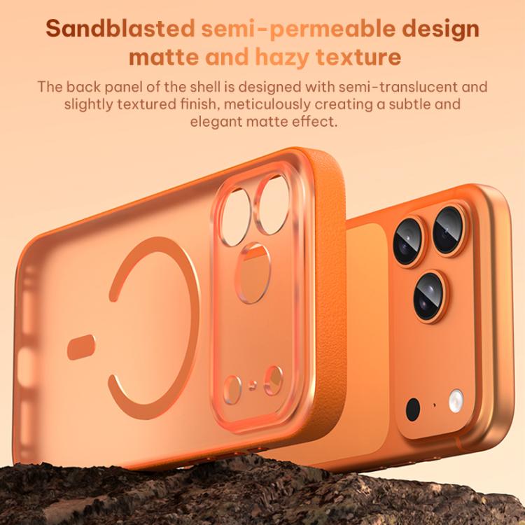 Vegan Leather Magnetic Phone Case, For iPhone 17 Pro, For iPhone 17