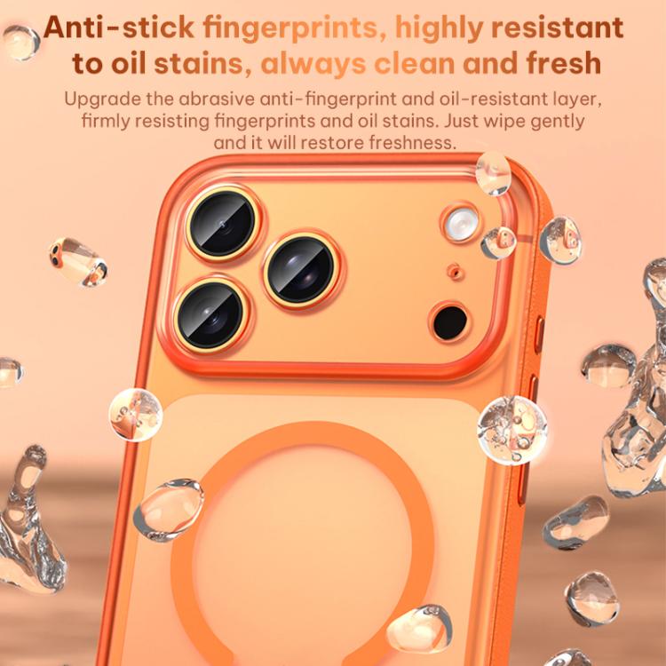 Vegan Leather Magnetic Phone Case, For iPhone 17 Pro, For iPhone 17