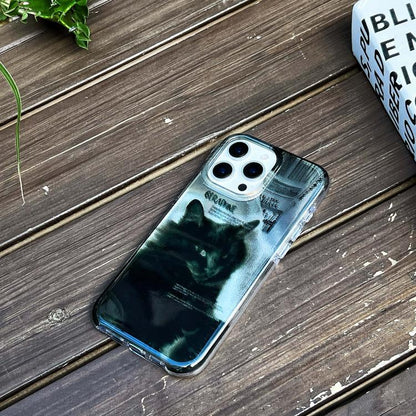 Rounded Edge IMD Pattern TPU Phone Case, For iPhone 17 Pro Max