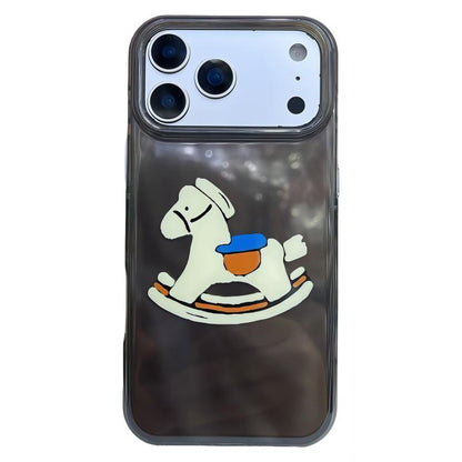 Rounded Edge IMD Pattern TPU Phone Case, For iPhone 17 Pro