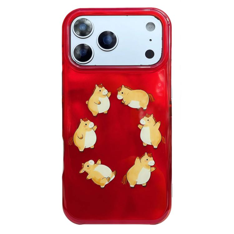 Rounded Edge IMD Pattern TPU Phone Case, For iPhone 17 Pro