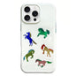 Rounded Edge IMD Pattern TPU Phone Case, For iPhone 16 Pro Max