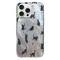Rounded Edge IMD Pattern TPU Phone Case, For iPhone 16 Pro Max