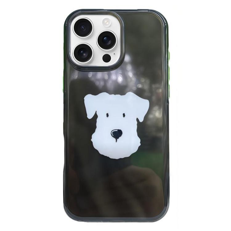Rounded Edge IMD Pattern TPU Phone Case, For iPhone 16 Pro