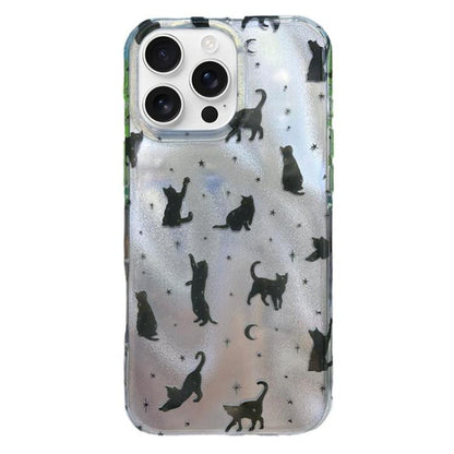Rounded Edge IMD Pattern TPU Phone Case, For iPhone 16 Pro